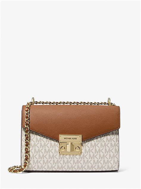 michael kors portafoglio rosa|Rose Medium Logo Shoulder Bag .